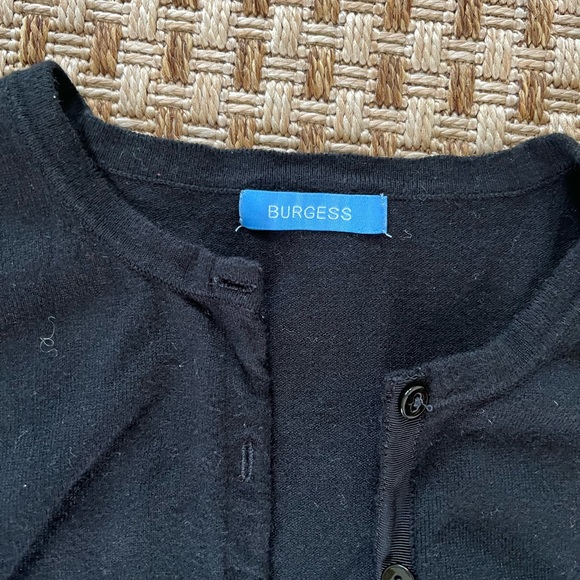Burgess Sweater Black Cardigan S - Picture 2 of 2